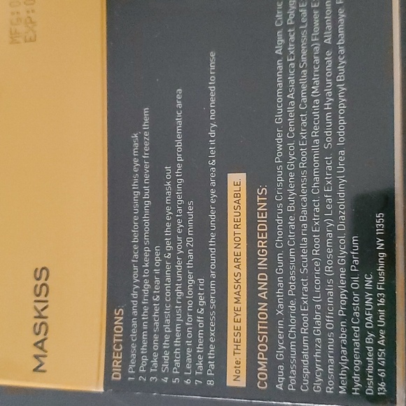 24K Gold Eye Mask Patches - Picture 2 of 2